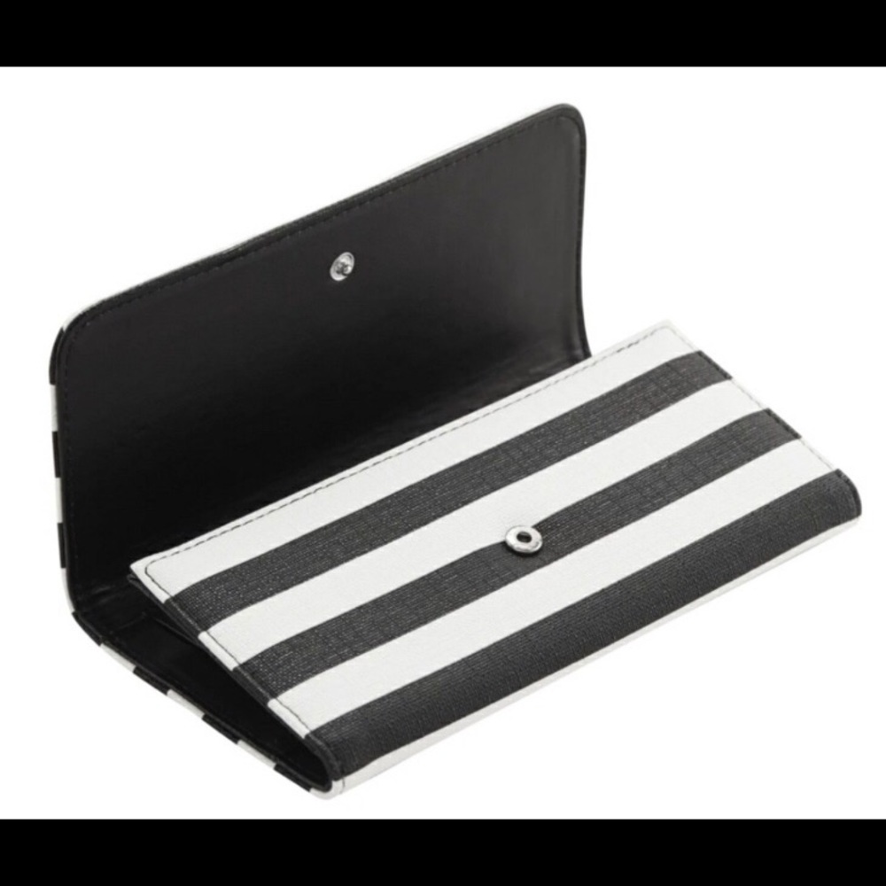 KUT FROM THE KLOTH Black & White Leather Wallet